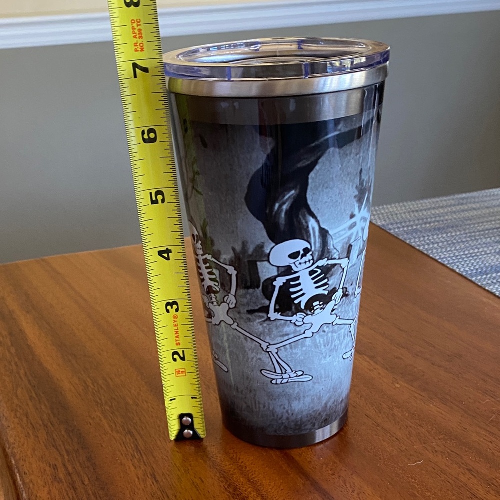 NEW Disneyland Halloween Symphony Skeleton Dance Magic Key stainless tumbler. - Picture 12 of 13